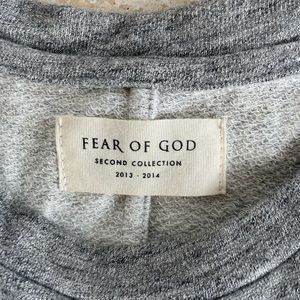 FEAR OF GOD 2nd collection gray sweatshirt
